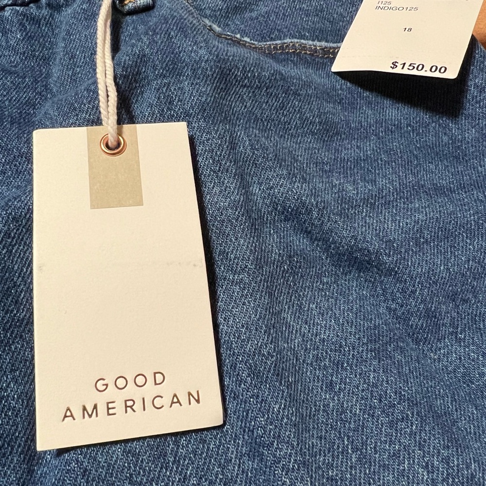 NWT Good American jeans curve straight cut